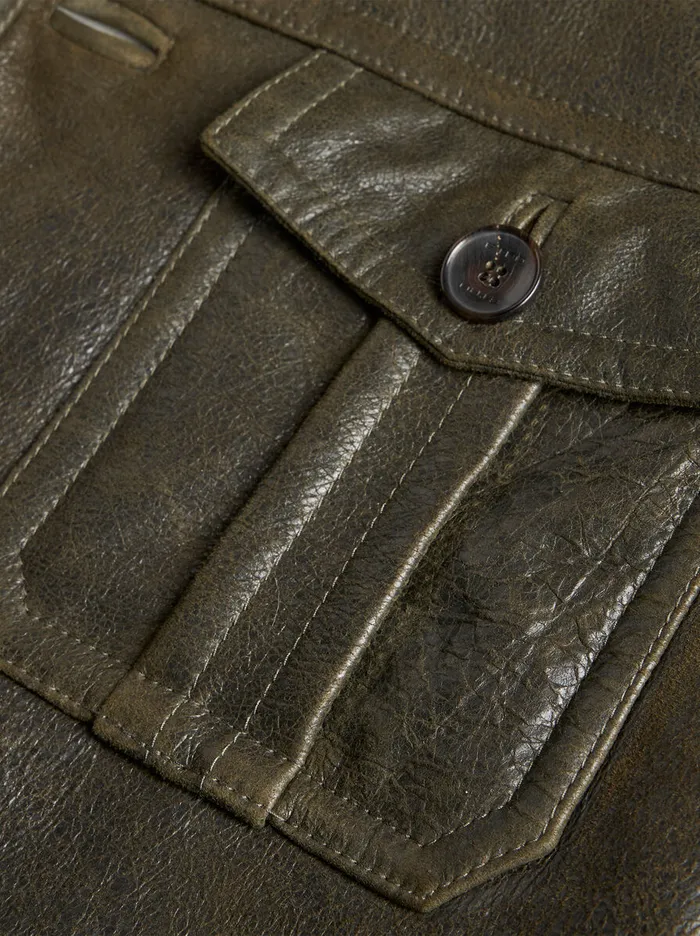 Men Etro Coats And Outerwear Shearling Jacket Green Men Etro Coats And Outerwear Shearling Jacket Green