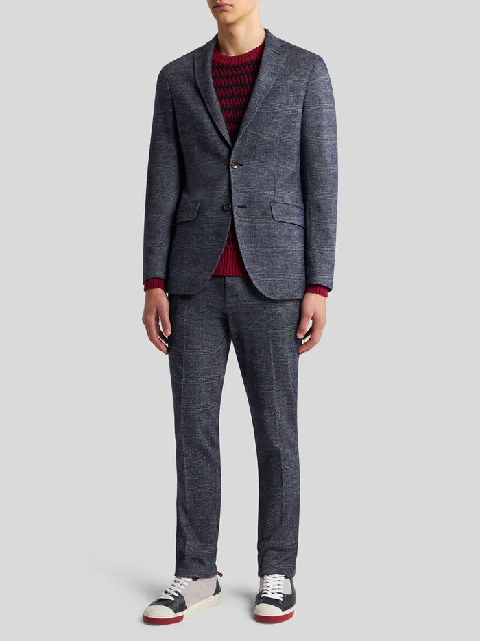 Men Etro Jackets Silk And Alpaca Wool Blazer Navy Blue Men Etro Jackets Silk And Alpaca Wool Blazer Navy Blue