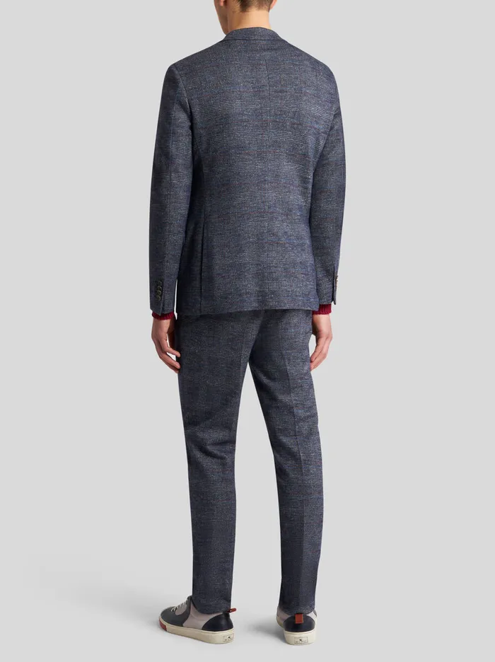 Men Etro Jackets Silk And Alpaca Wool Blazer Navy Blue Men Etro Jackets Silk And Alpaca Wool Blazer Navy Blue