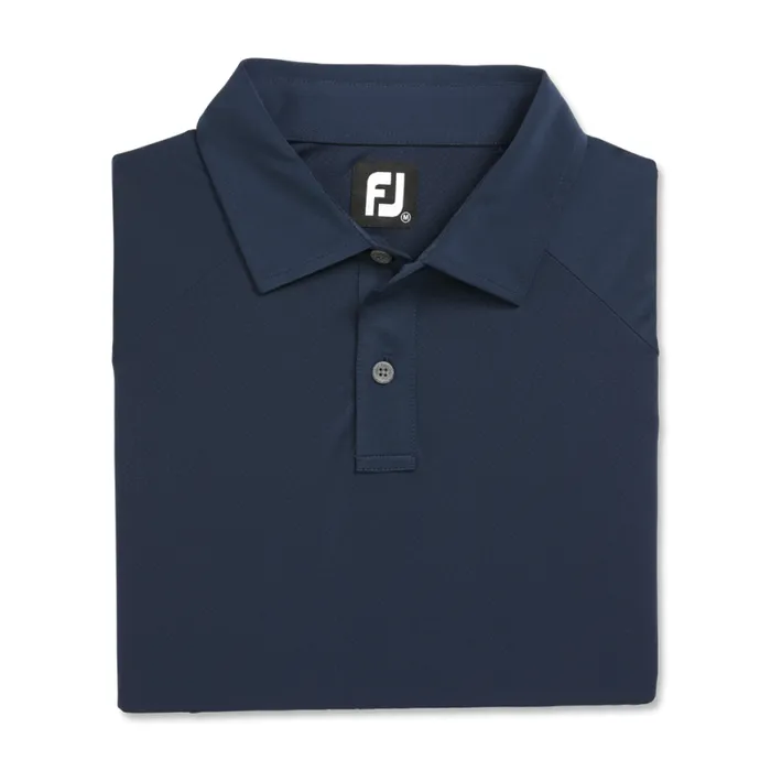 Men FootJoy Shirts Texture Mix Navy