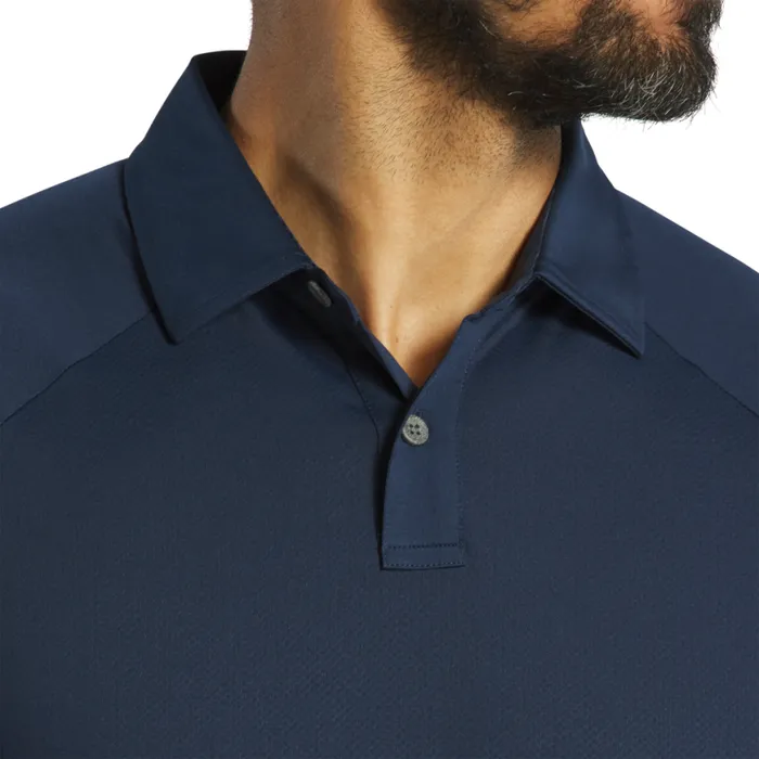 Men FootJoy Shirts Texture Mix Navy Men FootJoy Shirts Texture Mix Navy