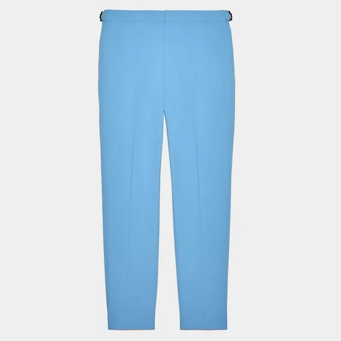 Men GFORE Blue Tech Tab 4Way Stretch Slim Leg Trouser Golf Pants