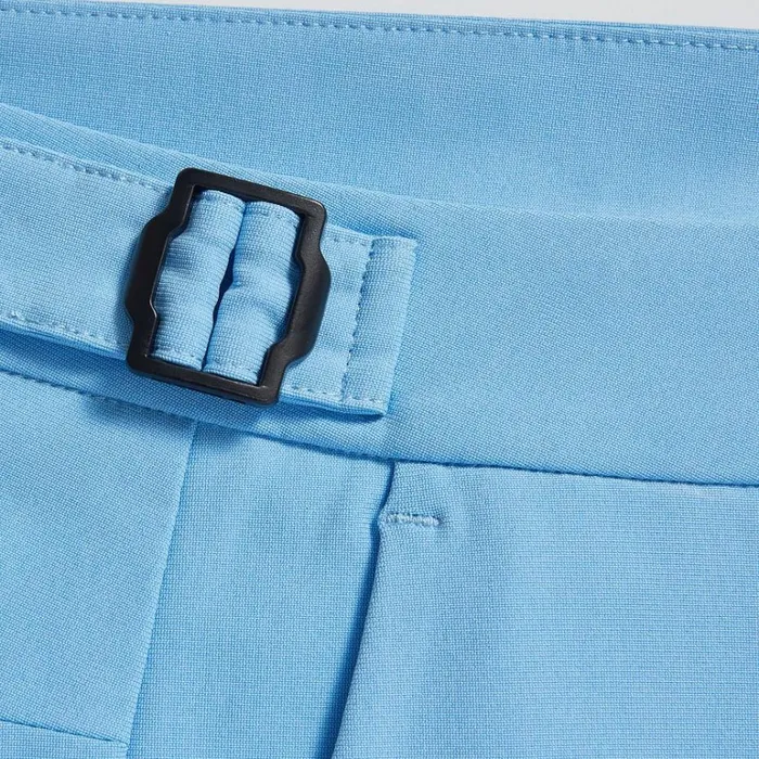 Men GFORE Blue Tech Tab 4Way Stretch Slim Leg Trouser Golf Pants