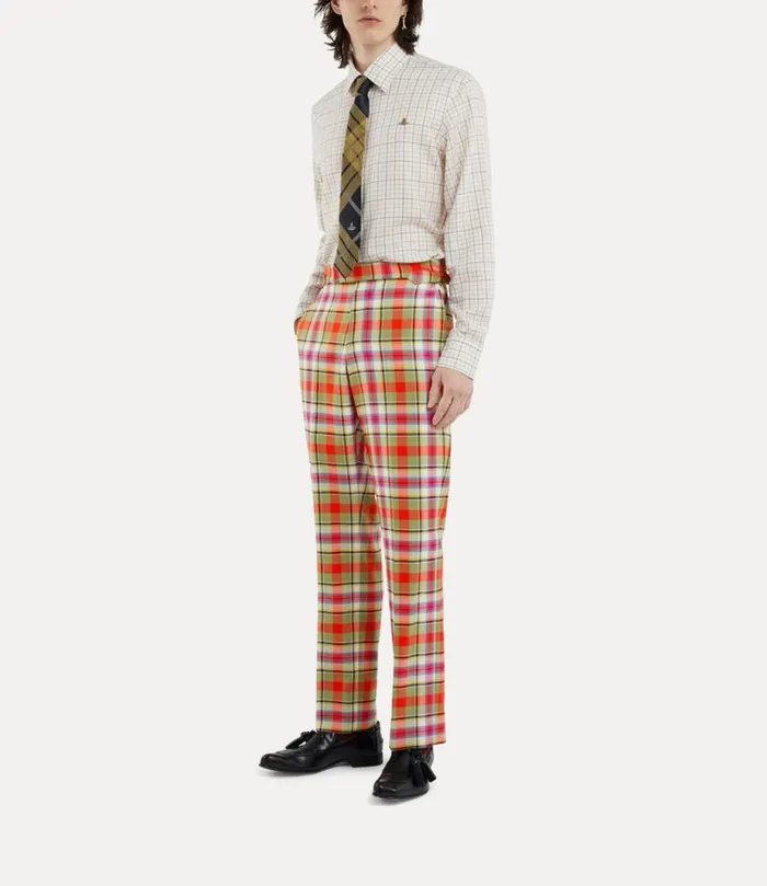 Men Ghost Shirt Tattersal Vivienne Westwood Shirts Men Ghost Shirt Tattersal Vivienne Westwood Shirts