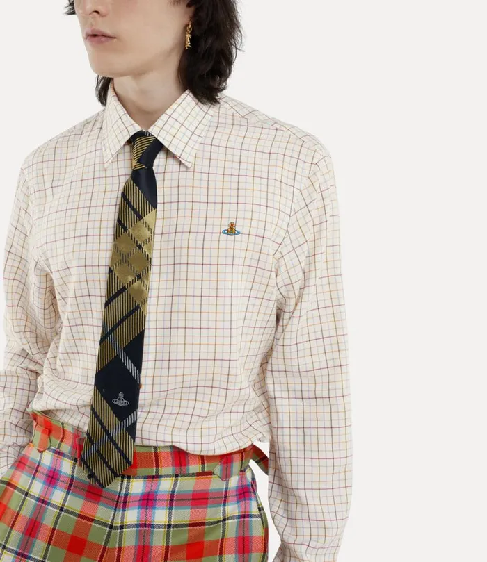 Men Ghost Shirt Tattersal Vivienne Westwood Shirts Men Ghost Shirt Tattersal Vivienne Westwood Shirts