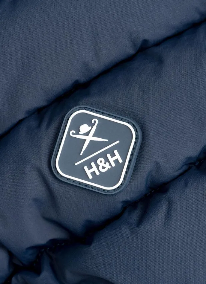 Men Hackett X Hugo and Hudson Hackett London Reversible Puffer Jacket For Dogs 8211 Large Winenavy