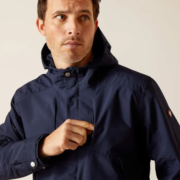 Men Jackets and Vests Ariat Atherton Waterproof Jacket Navy Men Jackets and Vests Ariat Atherton Waterproof Jacket Navy