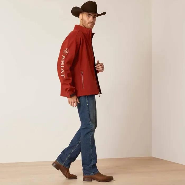 Men Jackets and Vests Ariat Logo 20 Softshell Jacket Koa Wood Men Jackets and Vests Ariat Logo 20 Softshell Jacket Koa Wood