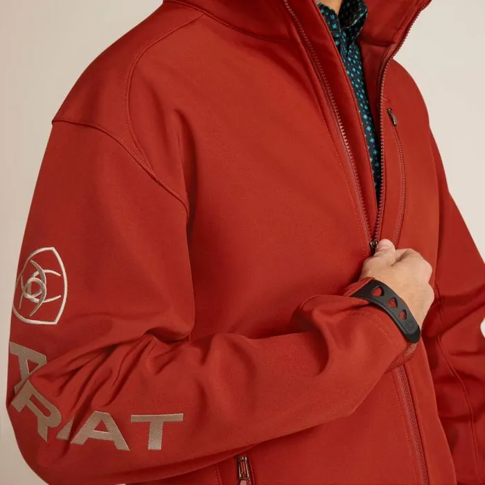 Men Jackets and Vests Ariat Logo 20 Softshell Jacket Koa Wood Men Jackets and Vests Ariat Logo 20 Softshell Jacket Koa Wood