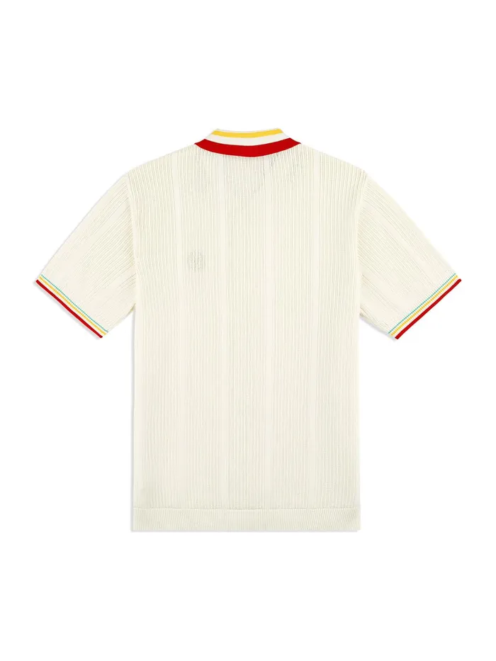 Men Knitwear Sergio Tacchini Slice Polo Gardenia Gold