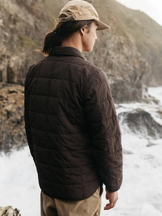 Men Lapwing Shirt Seal Brown Finisterre Shirts