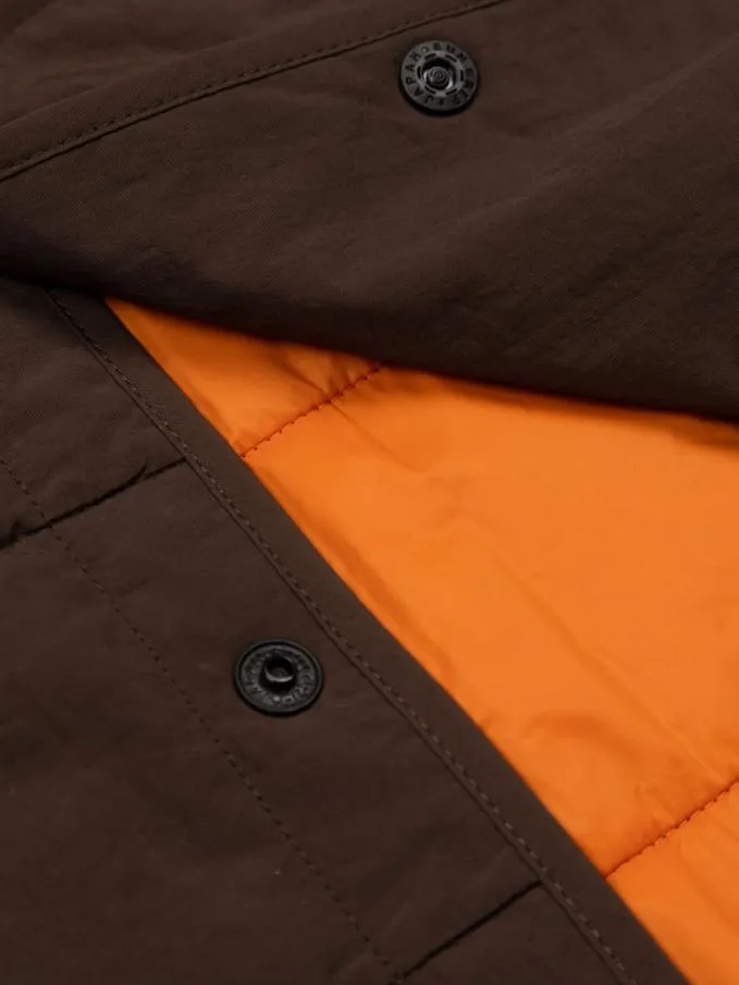 Men Lapwing Shirt Seal Brown Finisterre Shirts