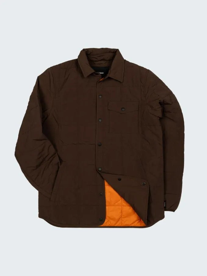 Men Lapwing Shirt Seal Brown Finisterre Shirts