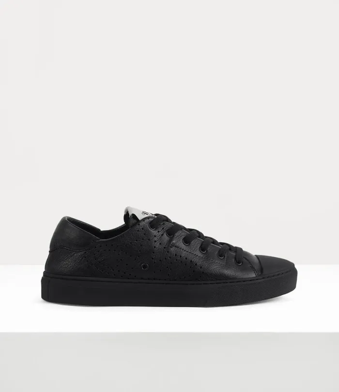 Men Low Top Soft Punch Trainer Black Vivienne Westwood Trainers