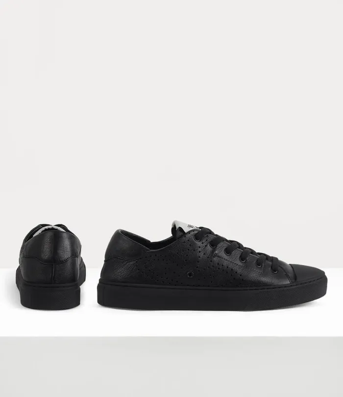Men Low Top Soft Punch Trainer Black Vivienne Westwood Trainers Men Low Top Soft Punch Trainer Black Vivienne Westwood Trainers