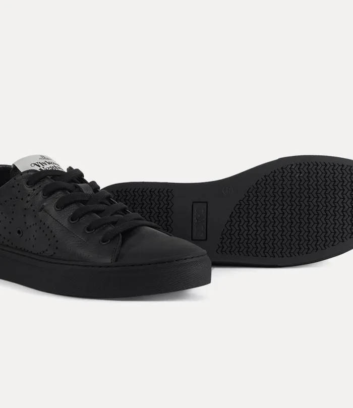 Men Low Top Soft Punch Trainer Black Vivienne Westwood Trainers Men Low Top Soft Punch Trainer Black Vivienne Westwood Trainers
