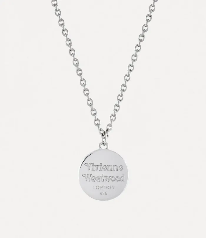 Men Man Janus Pendant Necklace Platinum Vivienne Westwood Classic Styles Men Man Janus Pendant Necklace Platinum Vivienne Westwood Classic Styles