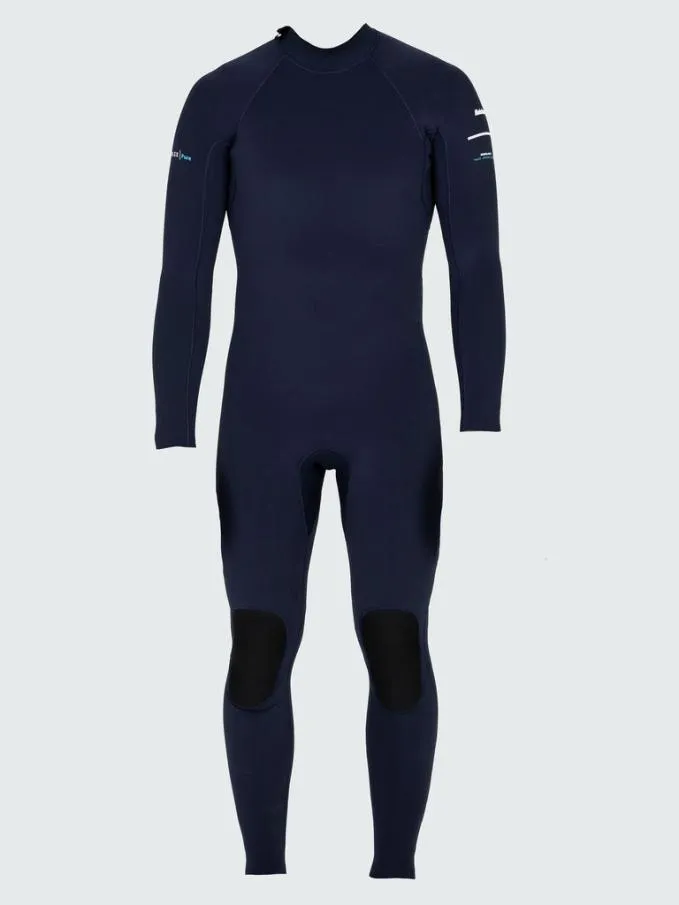 Men Nieuwland 32 Yulex Back Zip Wetsuit Ink Manuka Finisterre Wetsuits