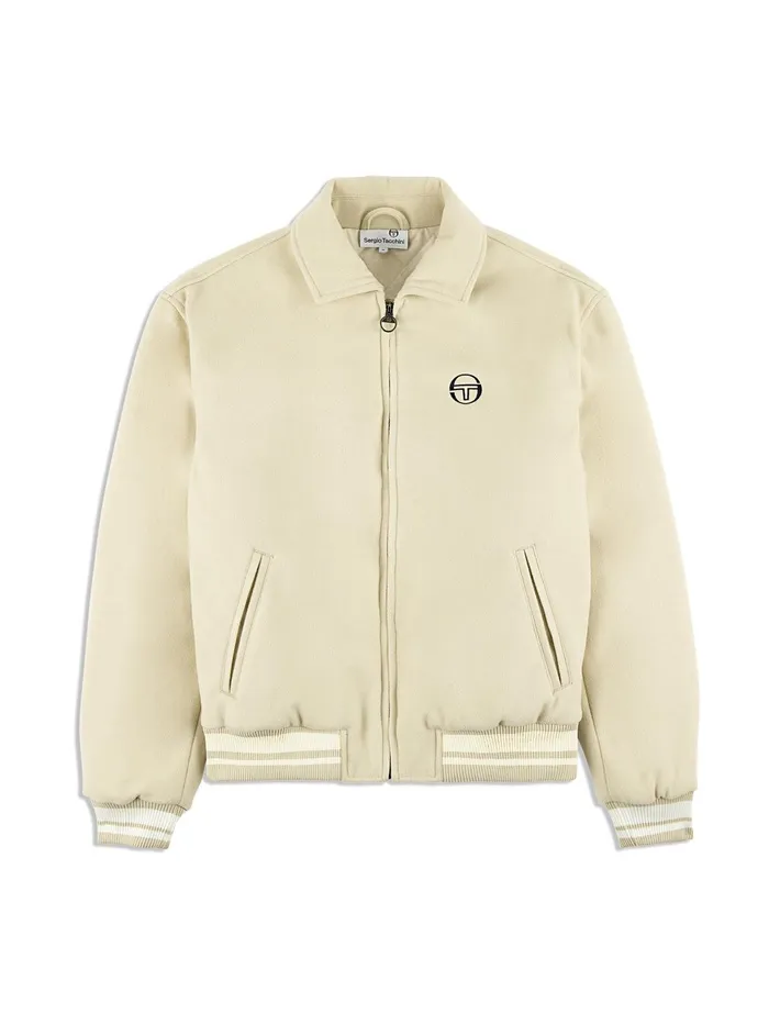 Men Outerwear Sergio Tacchini Borotra Varsity Jacket Pelican