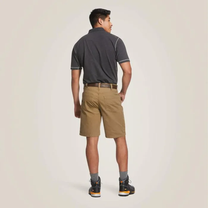 Men Pants and Shorts Ariat Rebar DuraStretch Made Tough 10034 Short Field Khaki Men Pants and Shorts Ariat Rebar DuraStretch Made Tough 10034 Short Field Khaki