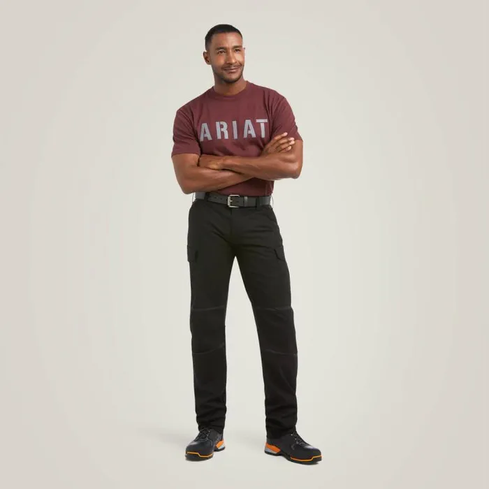 Men Pants and Shorts Ariat Rebar M5 Straight DuraStretch Ripstop Cargo Straight Pant Black Men Pants and Shorts Ariat Rebar M5 Straight DuraStretch Ripstop Cargo Straight Pant Black