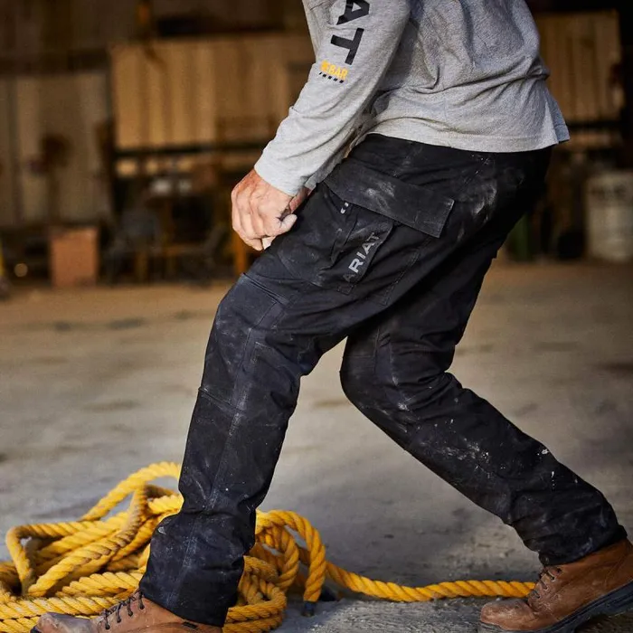 Men Pants and Shorts Ariat Rebar M5 Straight DuraStretch Ripstop Cargo Straight Pant Black Men Pants and Shorts Ariat Rebar M5 Straight DuraStretch Ripstop Cargo Straight Pant Black