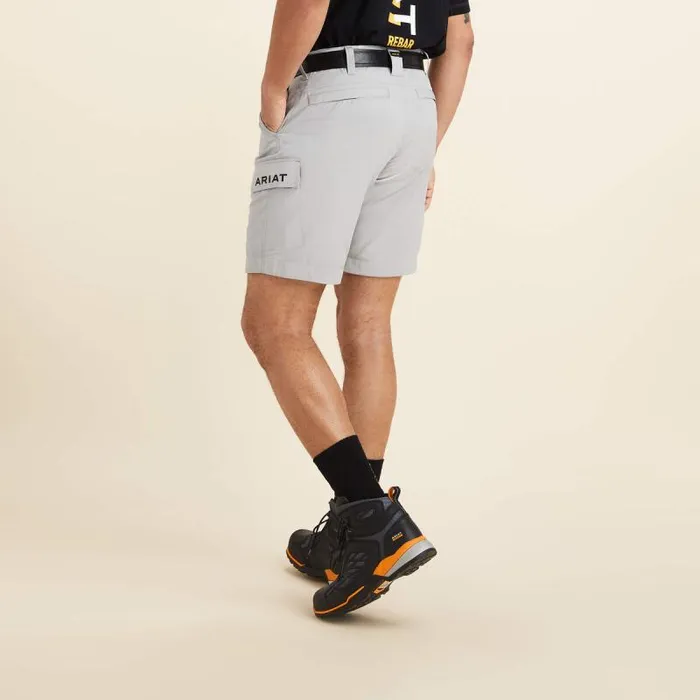 Men Pants and Shorts Ariat Rebar WorkFlow Ultralight Short Alloy Men Pants and Shorts Ariat Rebar WorkFlow Ultralight Short Alloy