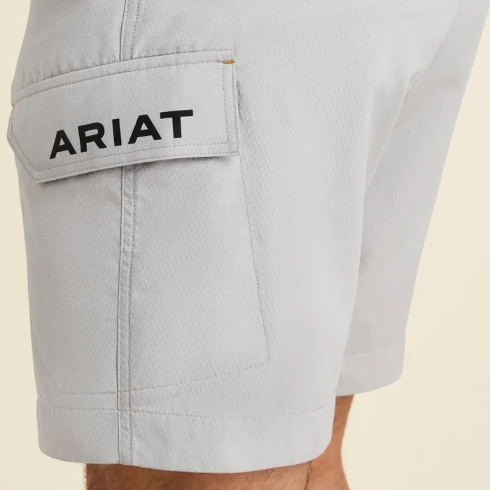 Men Pants and Shorts Ariat Rebar WorkFlow Ultralight Short Alloy Men Pants and Shorts Ariat Rebar WorkFlow Ultralight Short Alloy