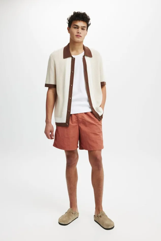 Men Shorts Cotton On All Purpose Short Italian Clay