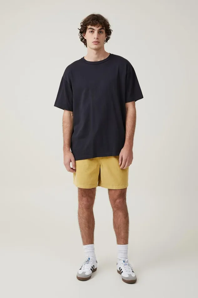 Men Shorts Cotton On Easy Short Gold Cord