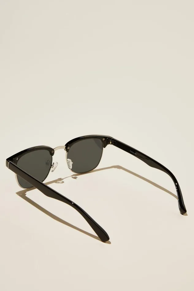 Men Sunglasses Cotton On Leopold Sunglasses Black Silver Smoke Men Sunglasses Cotton On Leopold Sunglasses Black Silver Smoke