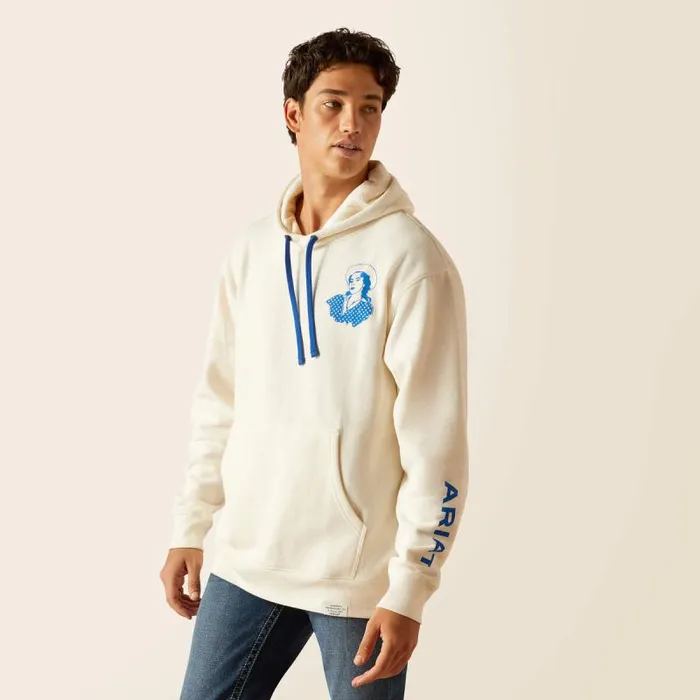 Men Sweatshirts and Hoodies Ariat Sendero Senorita Hoodie Off White Men Sweatshirts and Hoodies Ariat Sendero Senorita Hoodie Off White