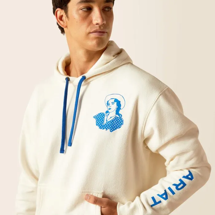 Men Sweatshirts and Hoodies Ariat Sendero Senorita Hoodie Off White Men Sweatshirts and Hoodies Ariat Sendero Senorita Hoodie Off White