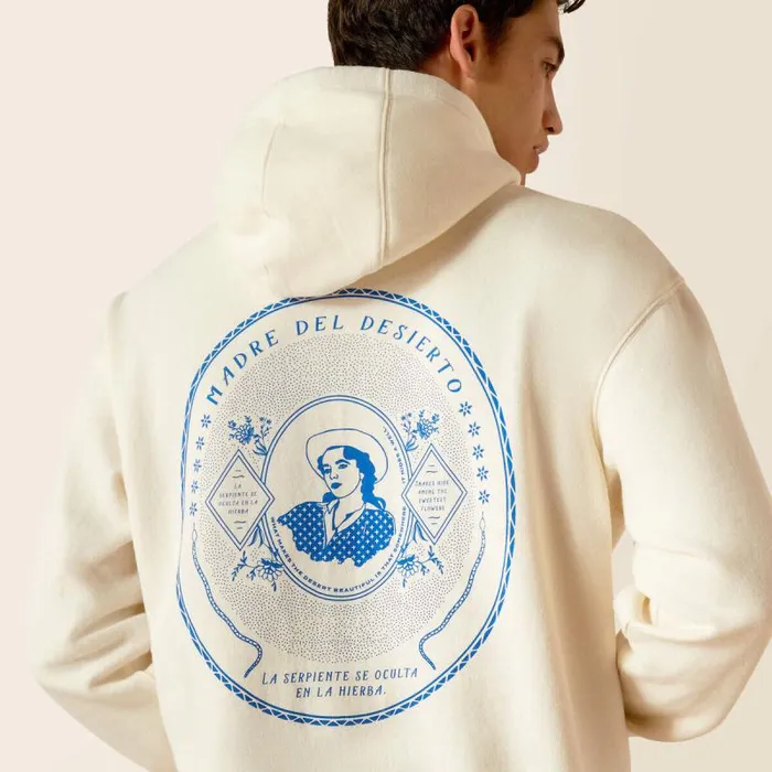 Men Sweatshirts and Hoodies Ariat Sendero Senorita Hoodie Off White Men Sweatshirts and Hoodies Ariat Sendero Senorita Hoodie Off White