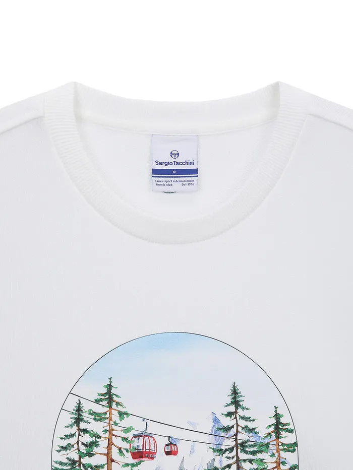 Men Sweatshirts And Hoodies Sergio Tacchini Mc Artwork Sweatshirt Off White