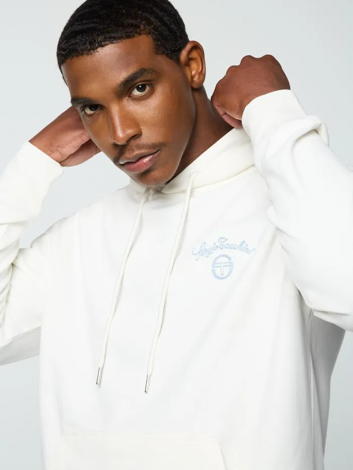 Men Sweatshirts And Hoodies Sergio Tacchini Suveniri Hoodie Gardenia