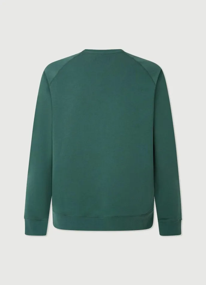 Men Sweatshirts Hackett London Classic Fit Heritage Sweatshirt Green