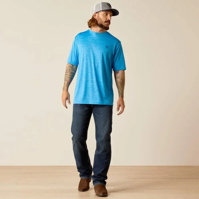 Men TShirts and Polos Ariat Charger Ariat SW Shield TShirt Brilliant Blue Men TShirts and Polos Ariat Charger Ariat SW Shield TShirt Brilliant Blue