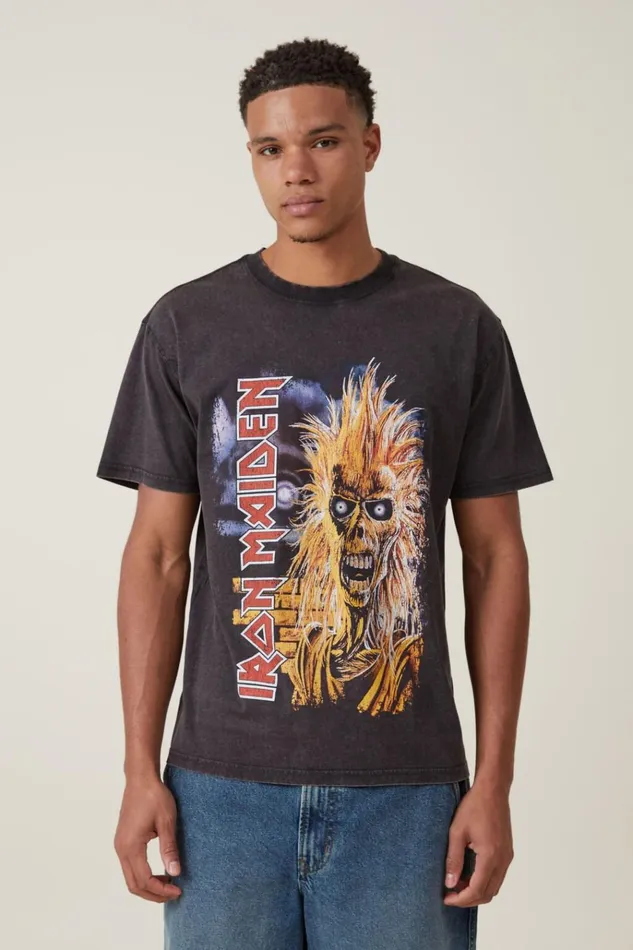 Men Tees and Tanks Cotton On Premium Loose Fit Music TShirt Lcn Im Washed Blackiron Maiden 8211 Eddie Men Tees and Tanks Cotton On Premium Loose Fit Music TShirt Lcn Im Washed Blackiron Maiden 8211 Eddie