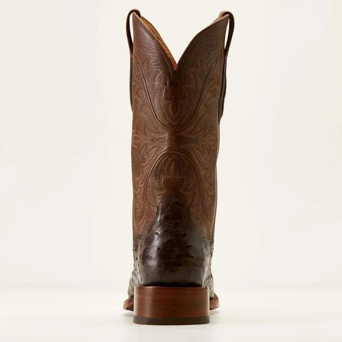 Men Western Boots Ariat Bench Made Bassett Western Boot Espresso Full Quill Ostrich Men Western Boots Ariat Bench Made Bassett Western Boot Espresso Full Quill Ostrich