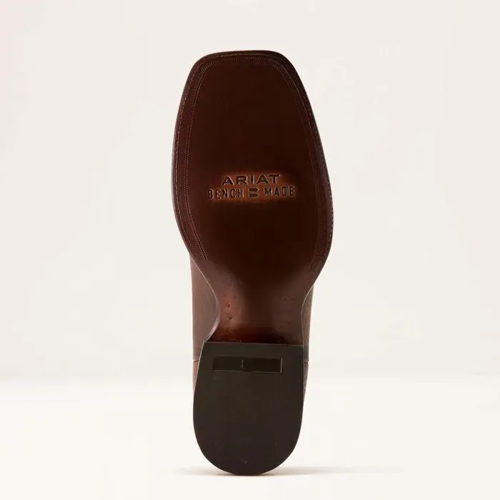 Men Western Boots Ariat Bench Made Younger Western Boot Saddle Brown Bison Men Western Boots Ariat Bench Made Younger Western Boot Saddle Brown Bison