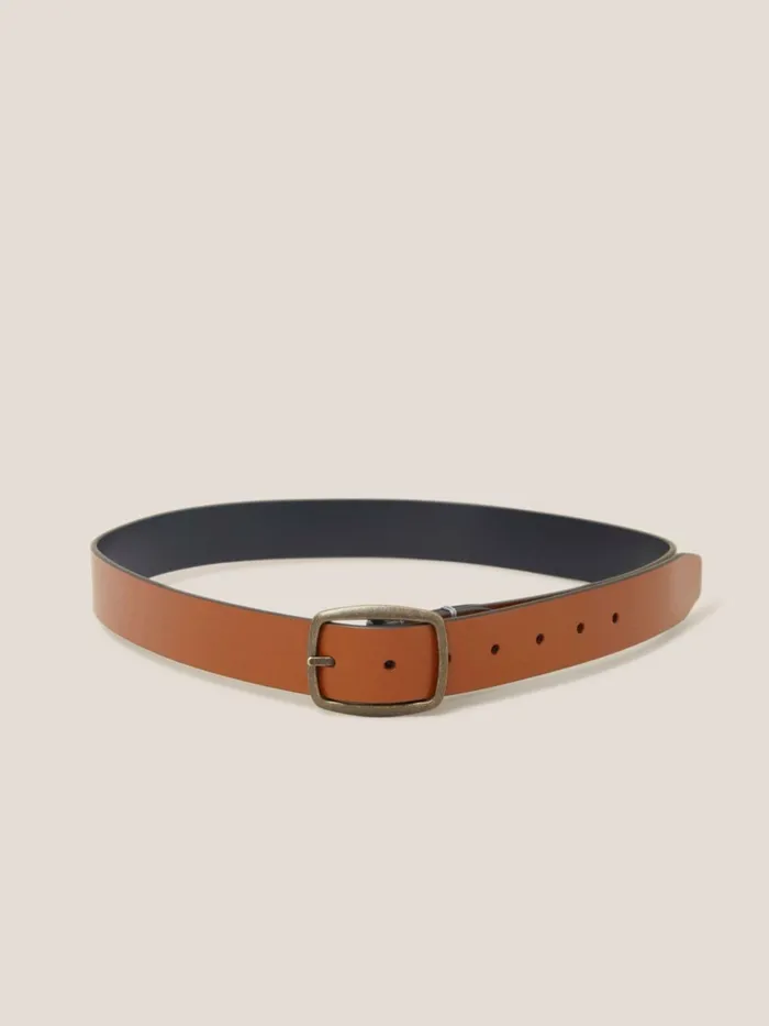 Men White Stuff Belts Reversible Leather Belt Tan Multi Men White Stuff Belts Reversible Leather Belt Tan Multi