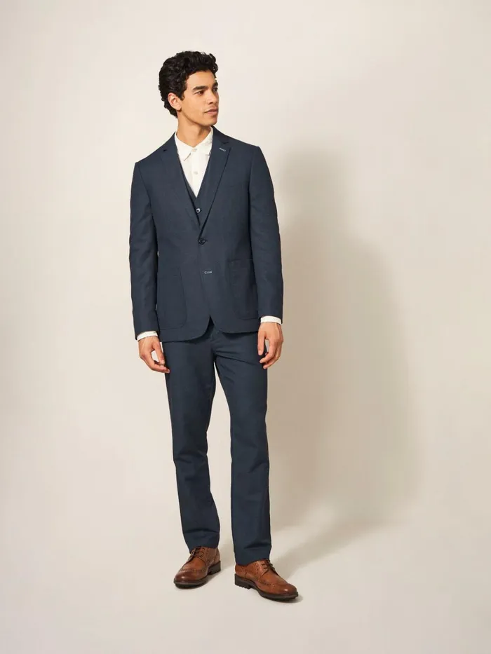 Men White Stuff Blazers Abbot Linen Regular Fit Waistcoat French Navy Men White Stuff Blazers Abbot Linen Regular Fit Waistcoat French Navy