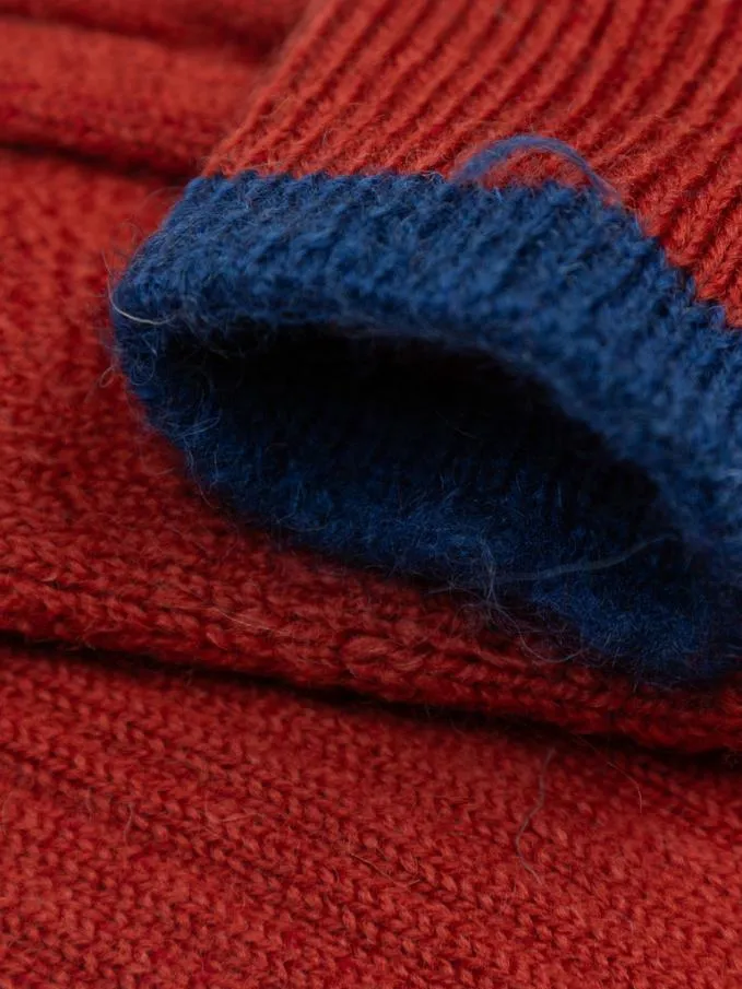 MenWomen Bosun Sock Brick Redatlantic Finisterre Socks