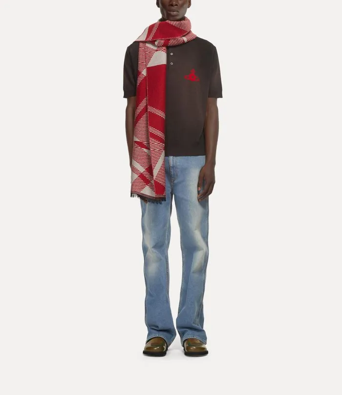 MenWomen Bruce Scarf Red Vivienne Westwood Scarves And Ponchos MenWomen Bruce Scarf Red Vivienne Westwood Scarves And Ponchos