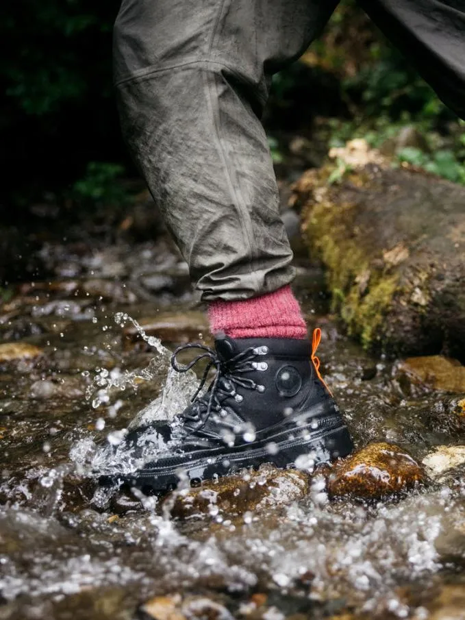 MenWomen Palladium Finisterre Pallatrooper Hiker WP Black Finisterre Footwear