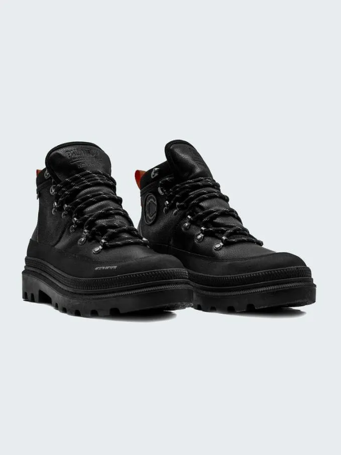 MenWomen Palladium Finisterre Pallatrooper Hiker WP Black Finisterre Footwear