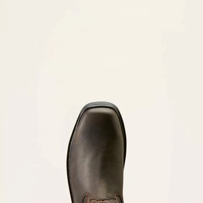 Men Work Boots Ariat Intrepid VentTEK Composite Toe Work Boot Iron Coffee