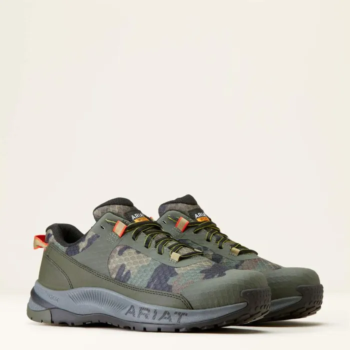 Men Work Boots Ariat Outpace Shift Composite Toe Work Shoe Camo Men Work Boots Ariat Outpace Shift Composite Toe Work Shoe Camo
