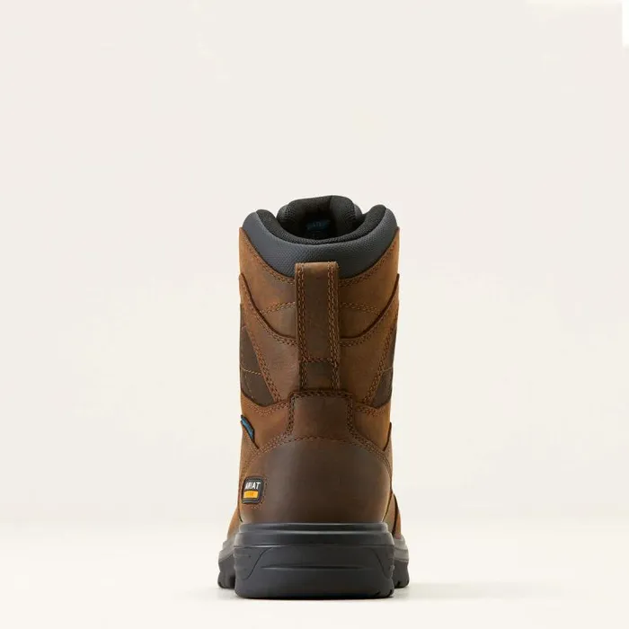 Men Work Boots Ariat Turbo 8034 Waterproof Work Boot Rich Brown Men Work Boots Ariat Turbo 8034 Waterproof Work Boot Rich Brown